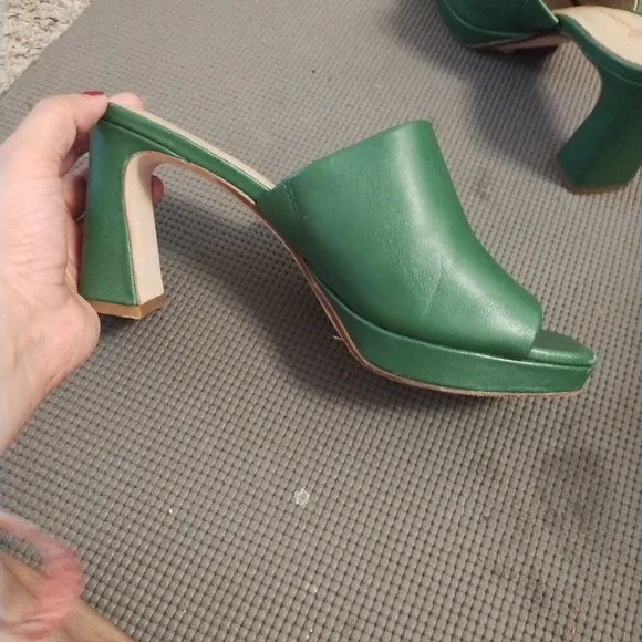 Green Women's Mules - Picture 3 of 3